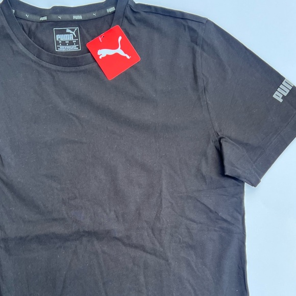 Puma Men's Classic Black Tee - Picture 3 of 6